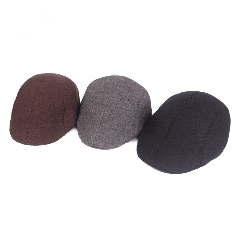 Men&#39;s duck tongue middle-aged autumn and winter