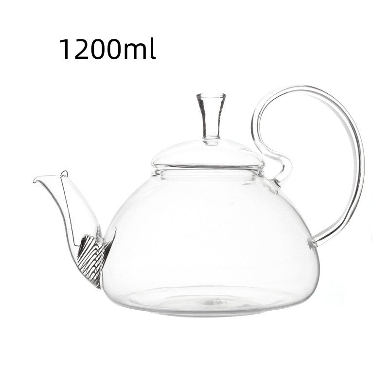 Heat-resistant glass wizard pot