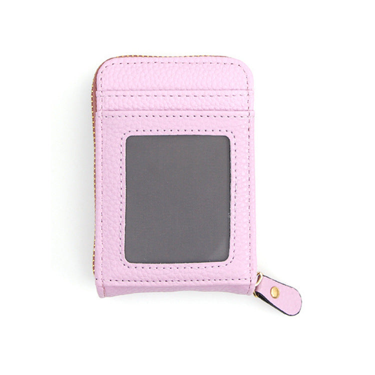 Organ Card Holder Korean Style Cowhide Card Holder