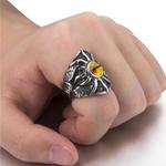 Evil Skull Eye Ring