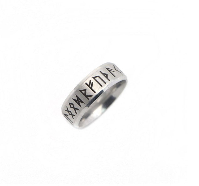 Rust steel jewelry men&#39;s Viking digital ring