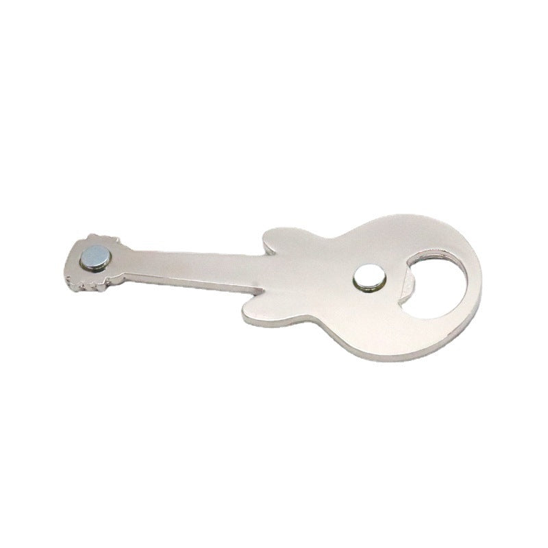 Metal Magnetic Suction Beer Guitar Bottle Opener Refrigerator Sticker
