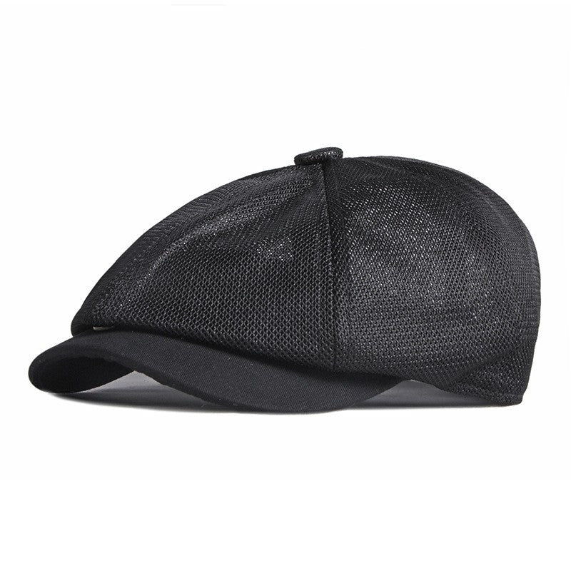 Hollow Mesh Octagonal Cap Men&#39;s Summer