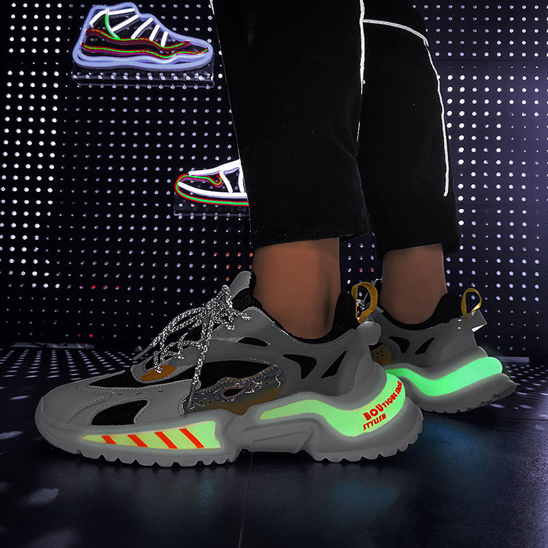 Mesh Running Casual Sneakers Breathable Coconut Daddy Shoes