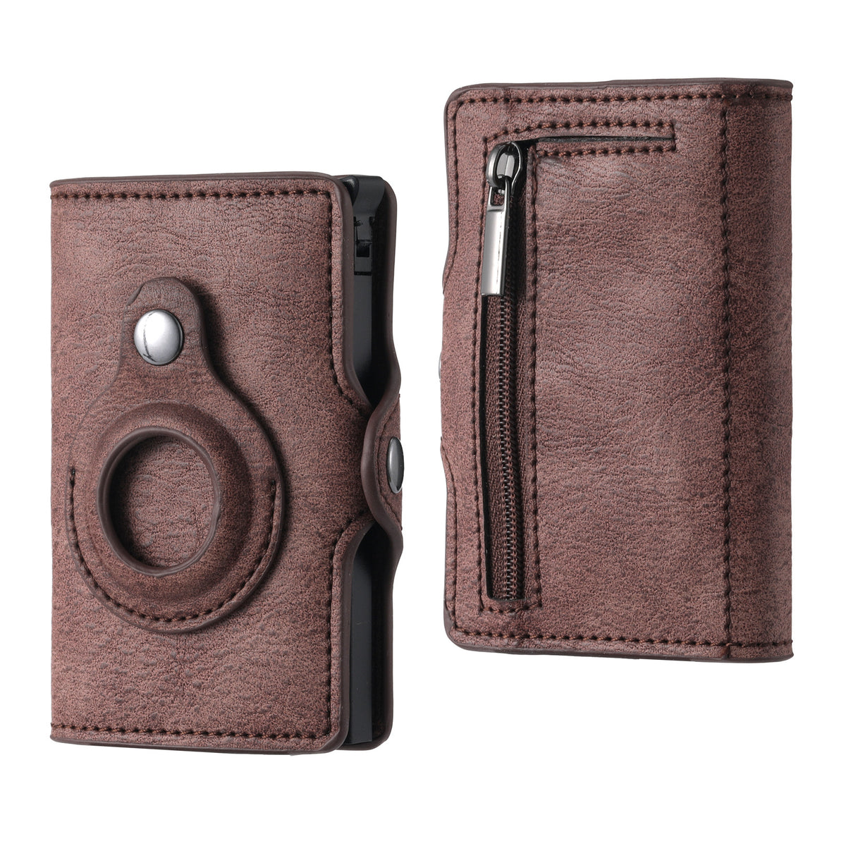 Men&#39;s Wallet Tracker Card Clamp Metal Card Holder