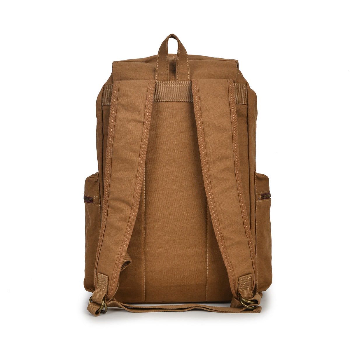 Men&#39;s pure cotton canvas bag, leisure outdoor large capacity backpack, factory directly climbing mountaineering bag