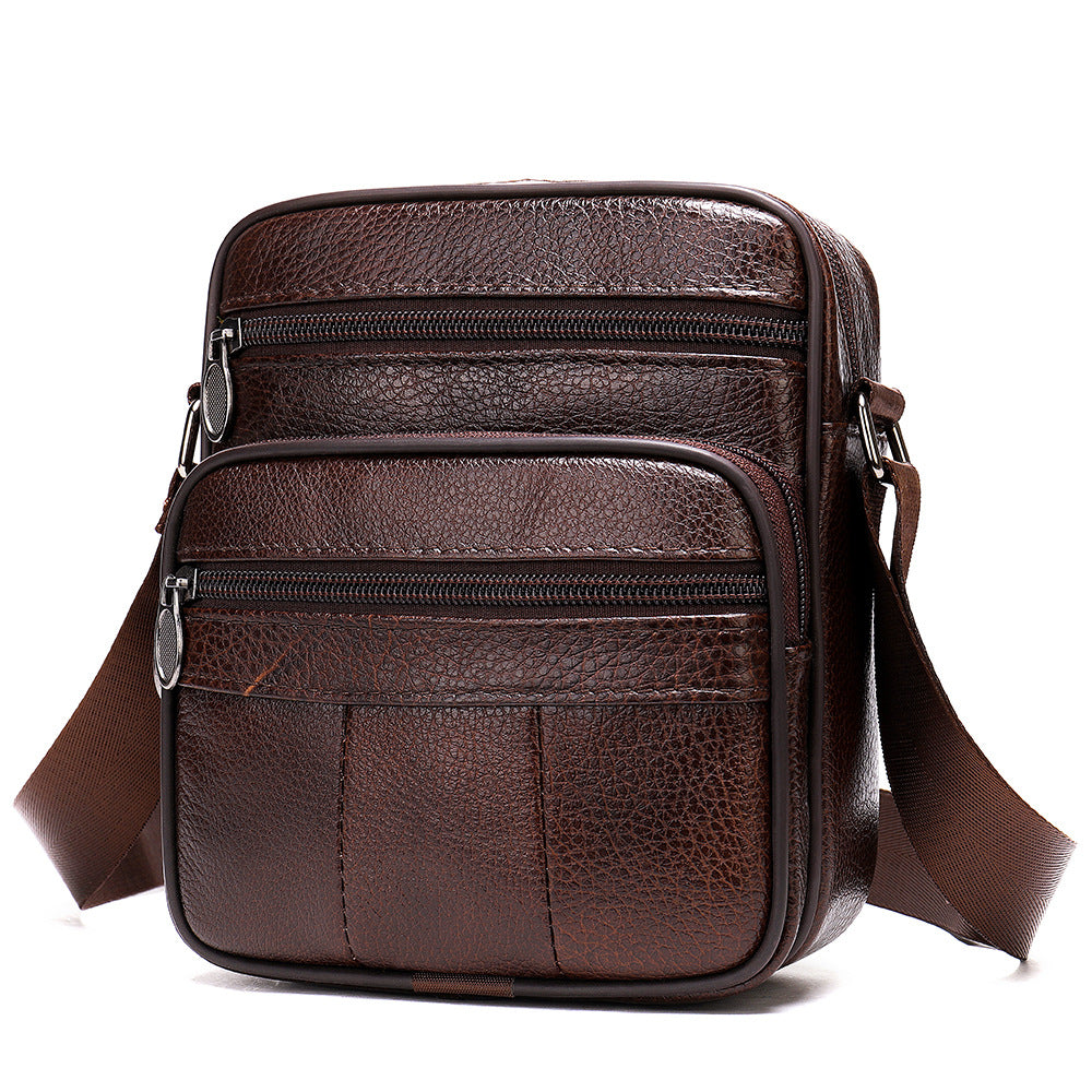 Cowhide Casual One-shoulder Messenger Bag