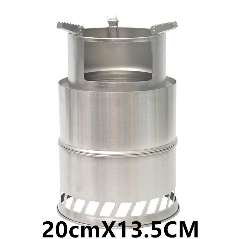 Outdoor Portable Round Wood Stove Charcoal Stove