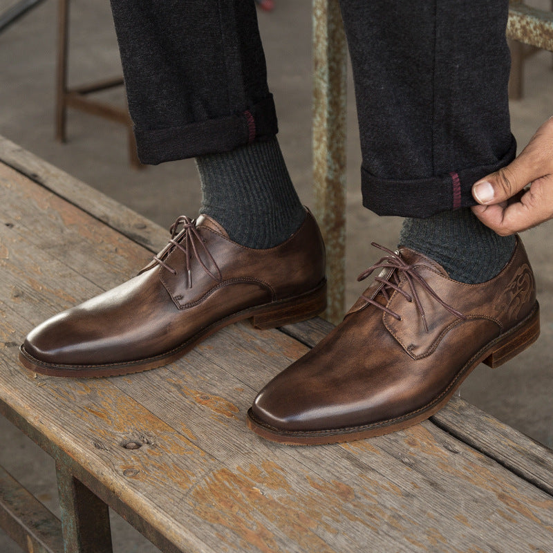 Suit Business Retro Derby Shoes