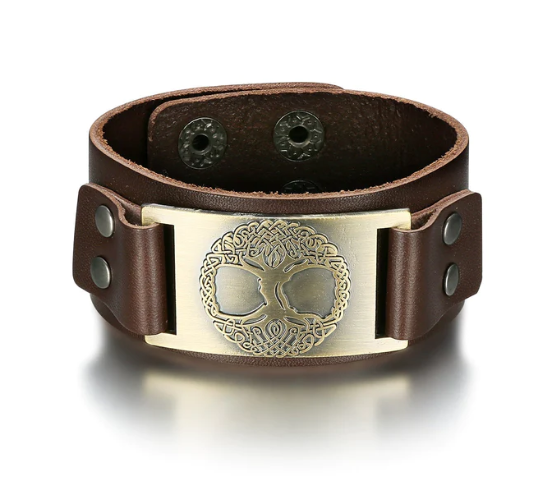 Beowulf Regalia Leather Viking Tree Of Life