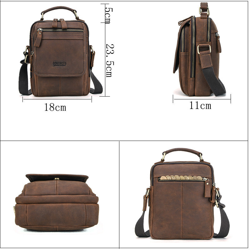 Men&#39;s Crossbody Bag European And American Trend Men&#39;s Shoulder Bag Cross-border Delivery