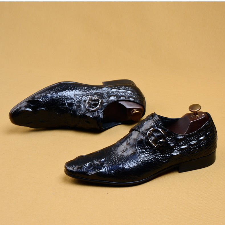 Men&#39;s Business Suit Leather Shoes