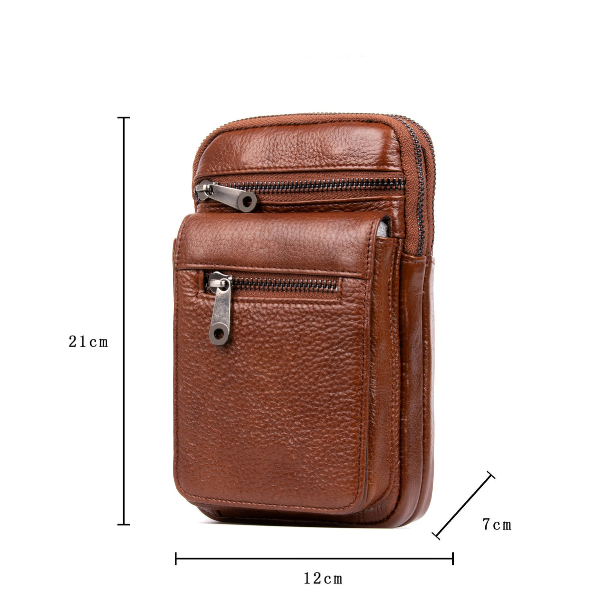 Men&#39;s Fashion Simple Solid Color Waist Bag