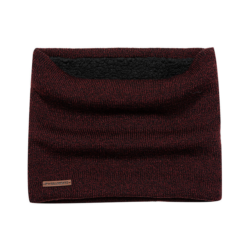 Outdoor Men&#39;s Knitted Thermal Pullover Scarf