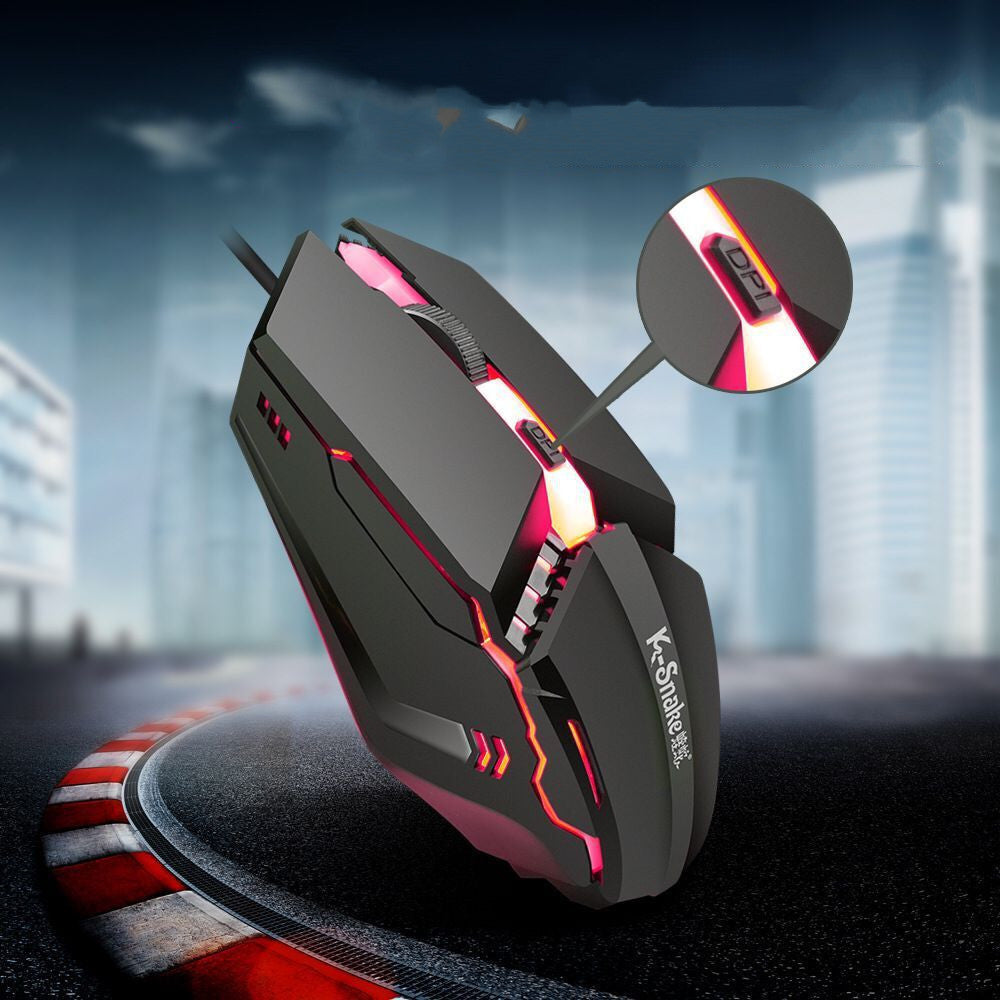Colorful Glowing Gaming Computer Mouse