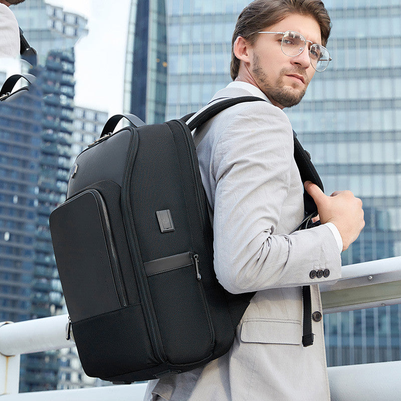 New Men&#39;s Computer Backpack  High-end Business And Large Capacity