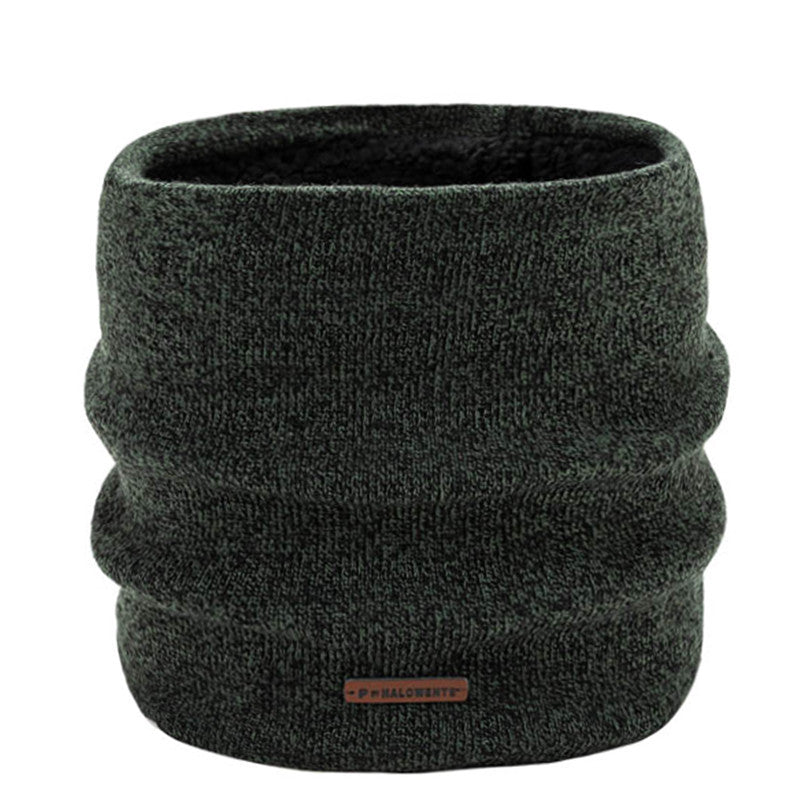 Outdoor Men&#39;s Knitted Thermal Pullover Scarf