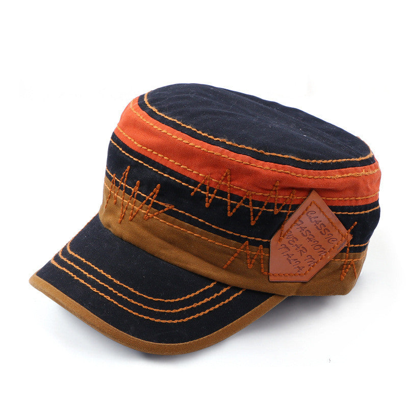 Creative Fashion Couple Flat Top Fashion Hat Sunshade