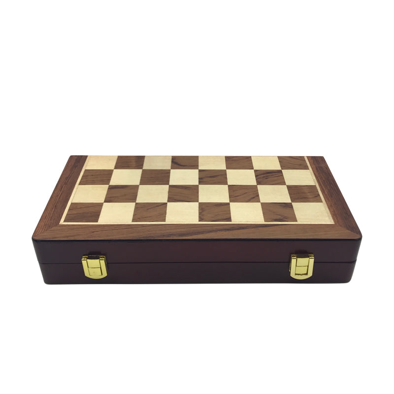 Chess Match Special High-end Gift Box Set Solid Wood Folding Board Large Pieces Chess