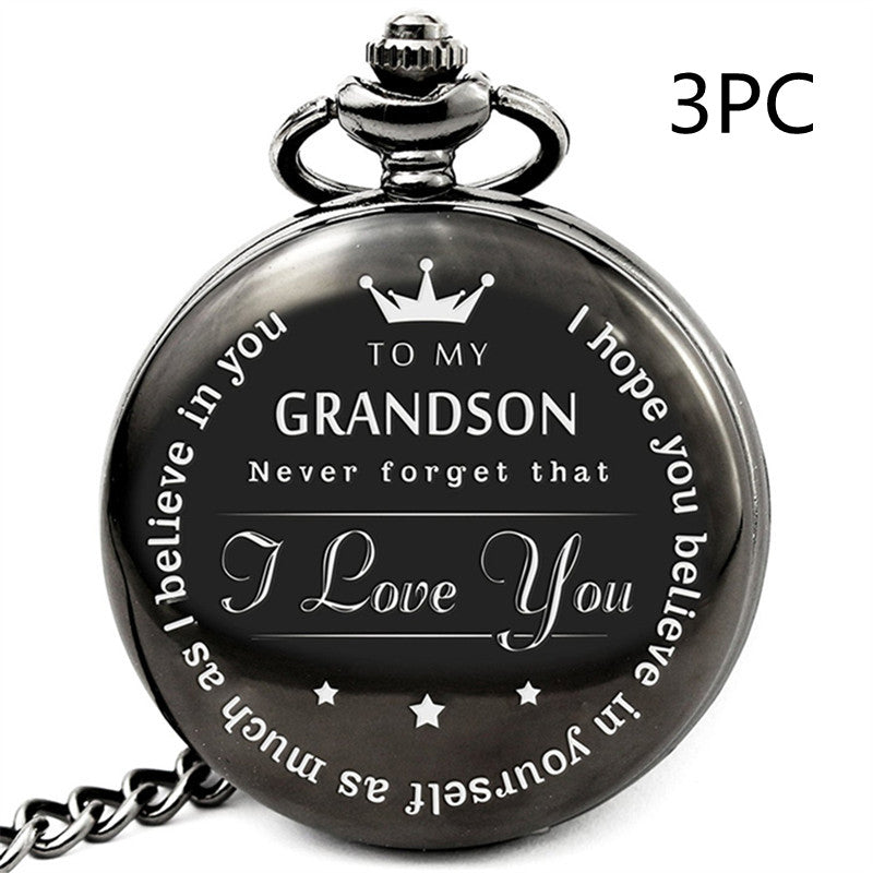 To My Grand Son Mother&#39;s Day Fashion Pocket Watch