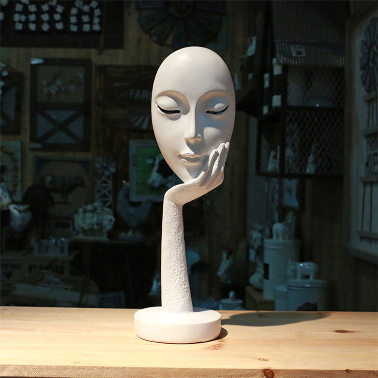 Character mask sculpture