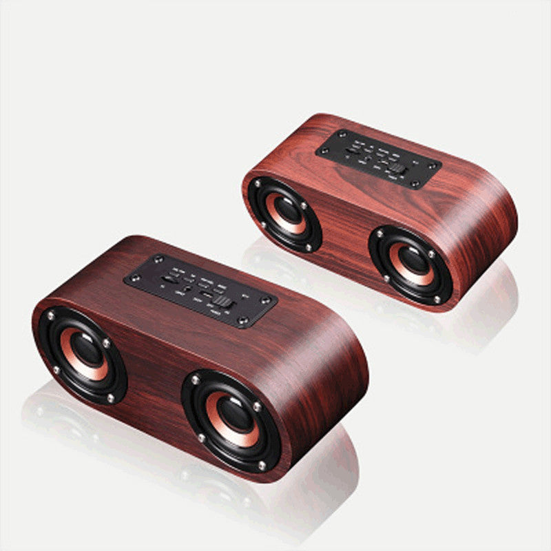 Home Wooden Wireless Card Bluetooth Speaker
