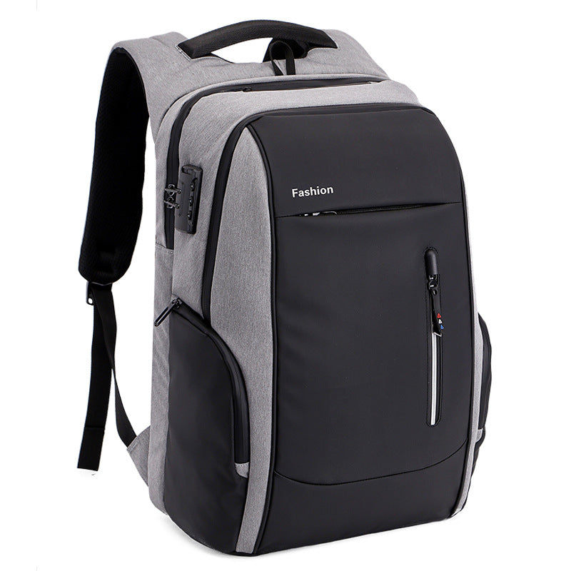 Multifunctional Computer Bag With USB Charging Fashion Backpack