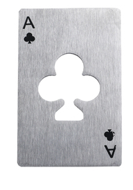 Beer Opener Creative Stainless Steel  Of Spades Playing Card