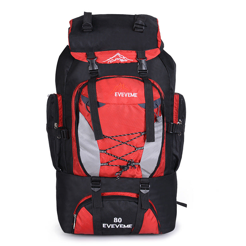 Outdoor Leisure Sports Backpack 80l Ultralight Riding Backpack Nylon Men And Women