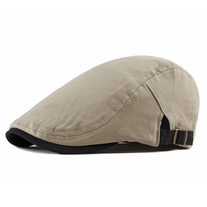 Thin Light Board Beret Hat Men&#39;s Casual