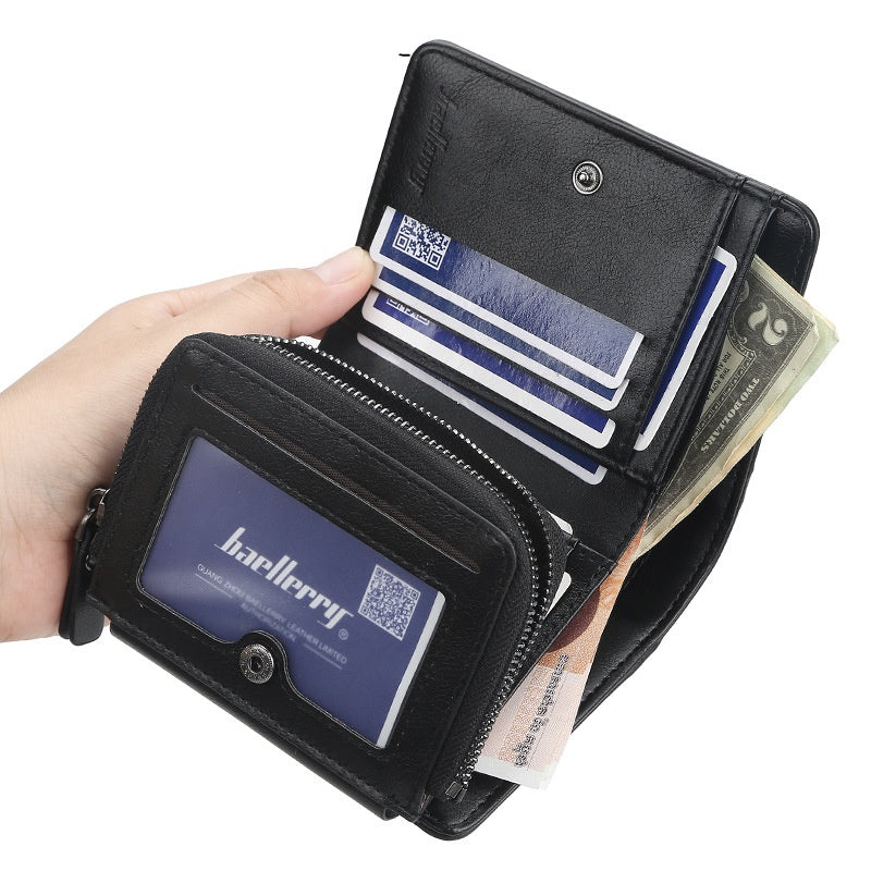 Men&#39;s Wallet Short Business Multi Card Slots Wallet
