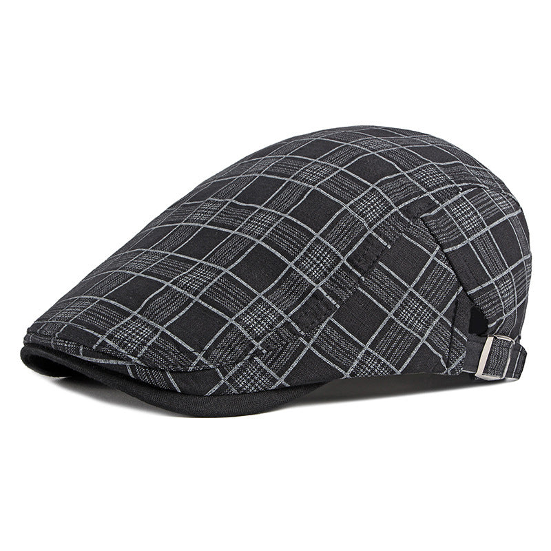 Men&#39;s Trendy Sunshade And Breathable Cotton British Cap
