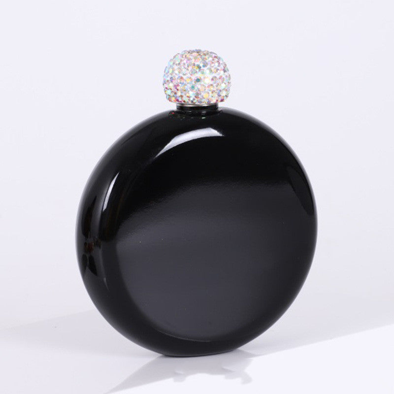 Portable Small Wine Bottle 304 Stainless Steel Full Drill Mini