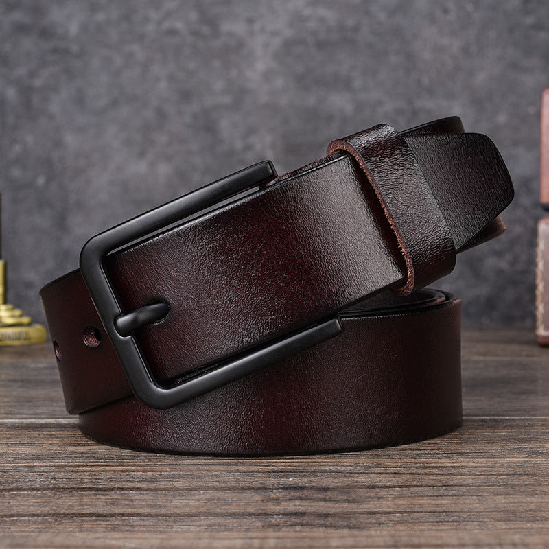 Direct selling men&#39;s leather leather belt casual belt