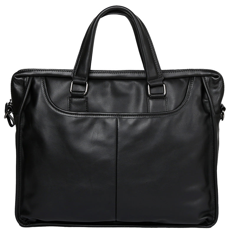 Men&#39;s Portable Leather Leisure Briefcase