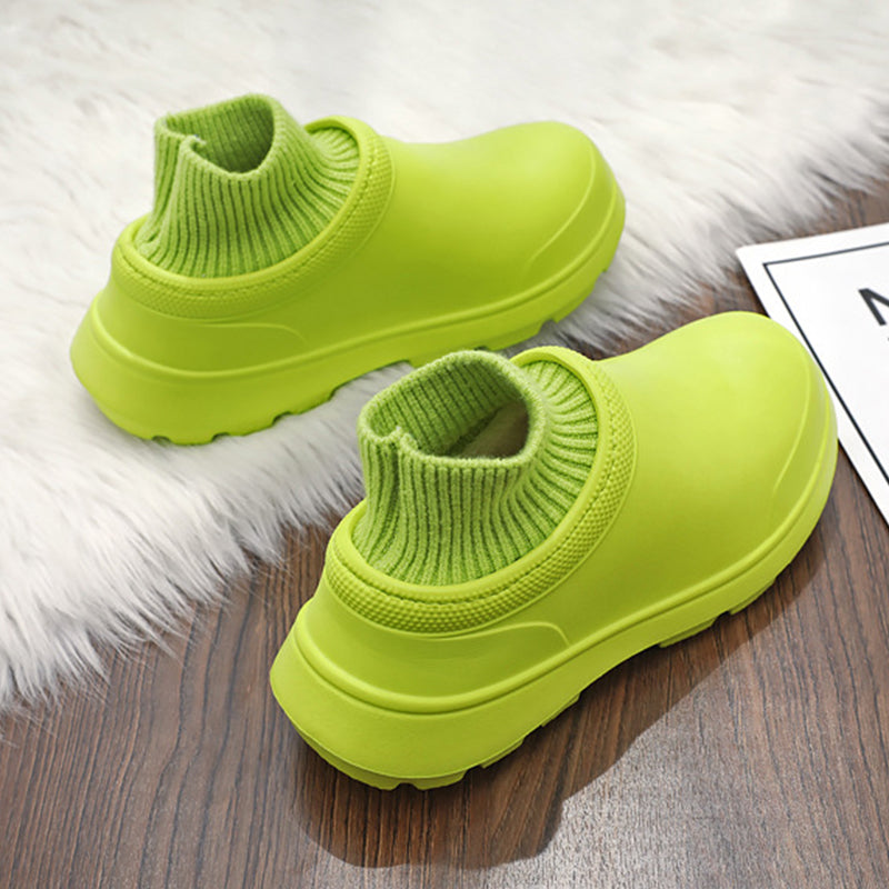 Men&#39;s And Women&#39;s Home Shoes With Thick Bottom Fashion Casual Non-slip Waterproof Chef Shoes