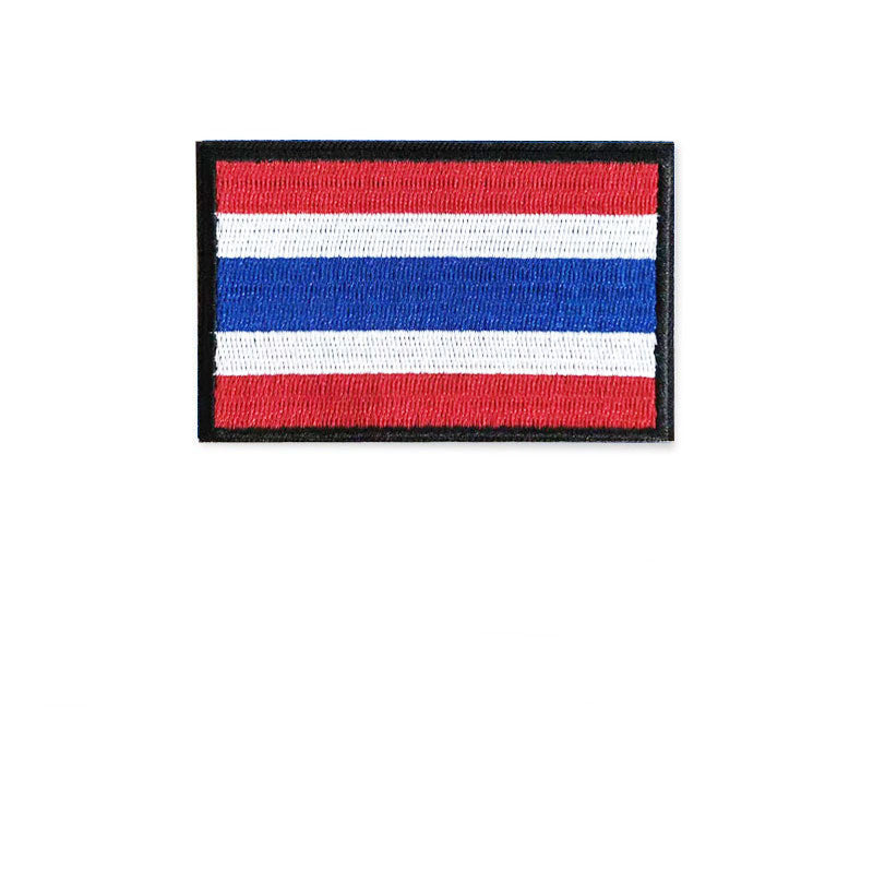 Embroidered National Flag Armband Hat Patch