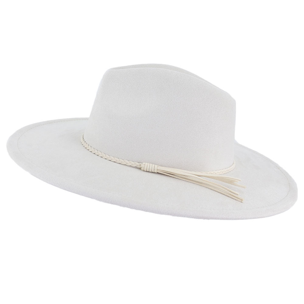 Men&#39;s Lady Couple Broad-brimmed Hat Flat Edge Gentlemen&#39;s Hat