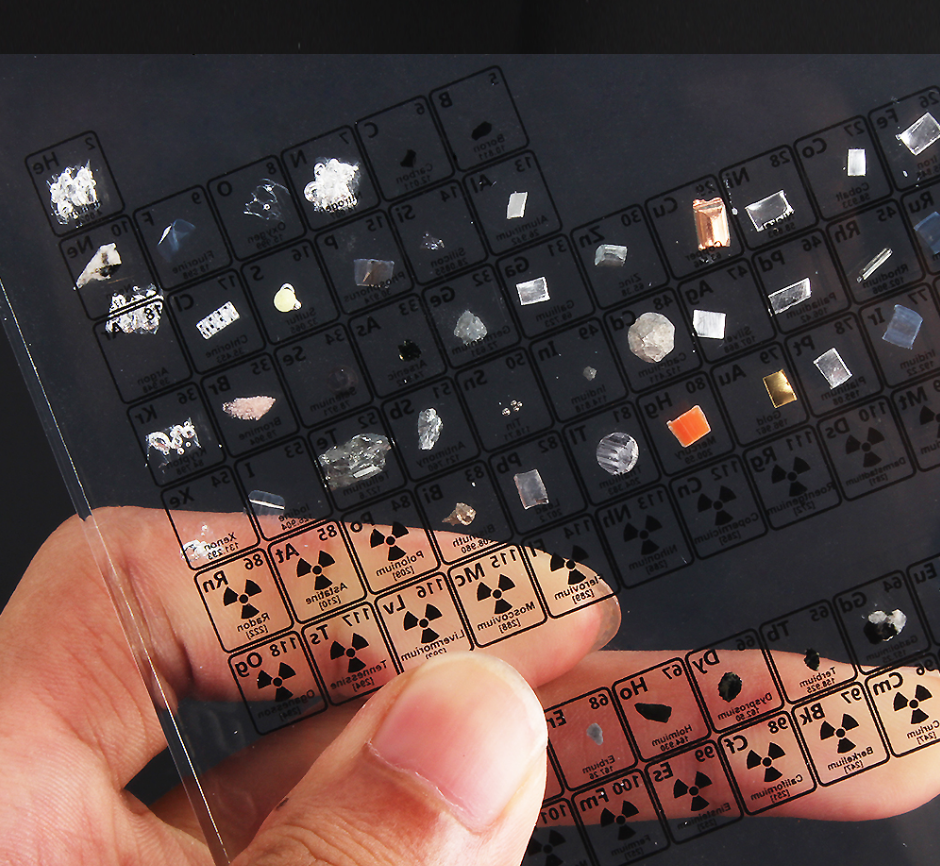 Acrylic Periodic Table Shows Children&#39;s Education