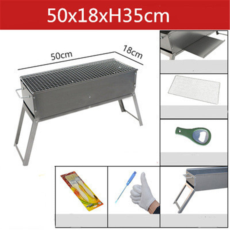 Family Outdoor Portable Simple Barbecue Stove