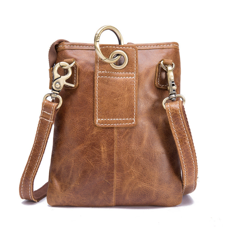 Men&#39;s leather shoulder bag