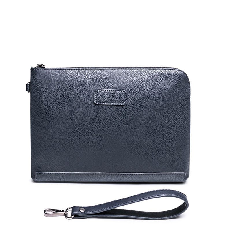 Men&#39;s business leisure leather handbag