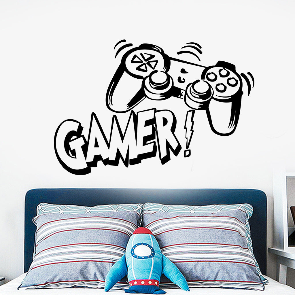 Gamer controller sticker