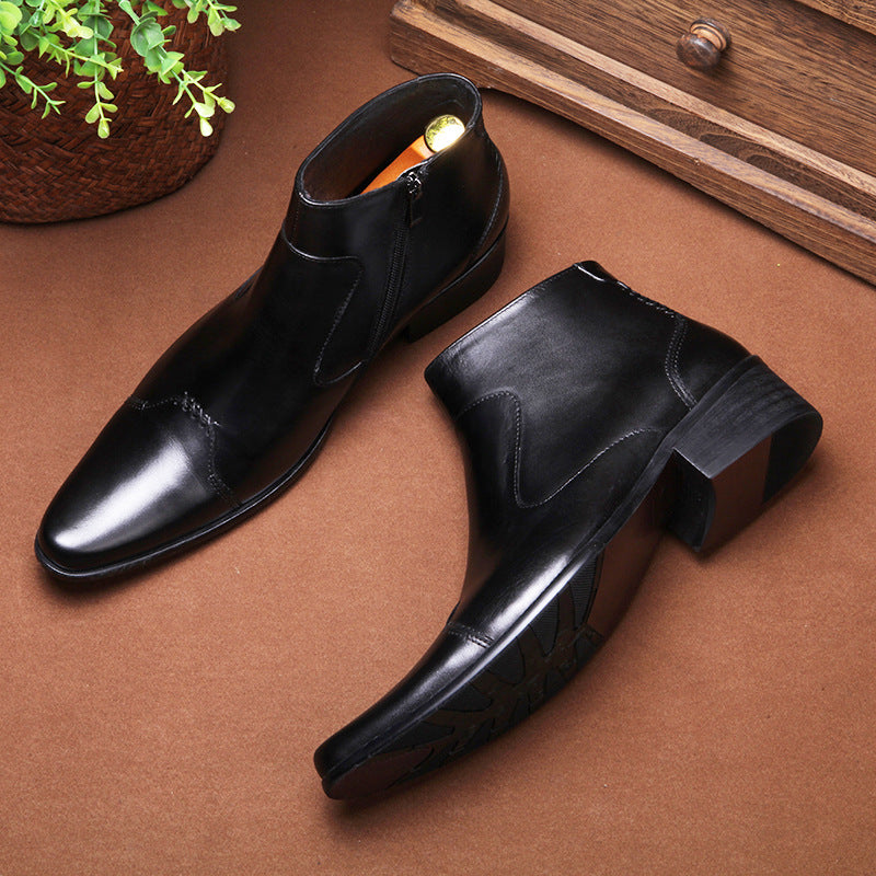 Fashion Korean Hairdresser&#39;s Men&#39;s Boots