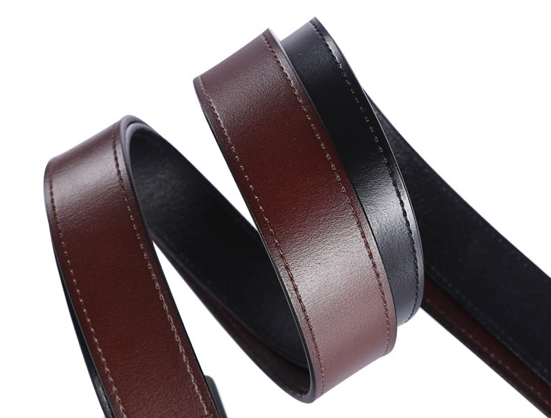 Men&#39;s Buckle Belt Simple Business Leisure