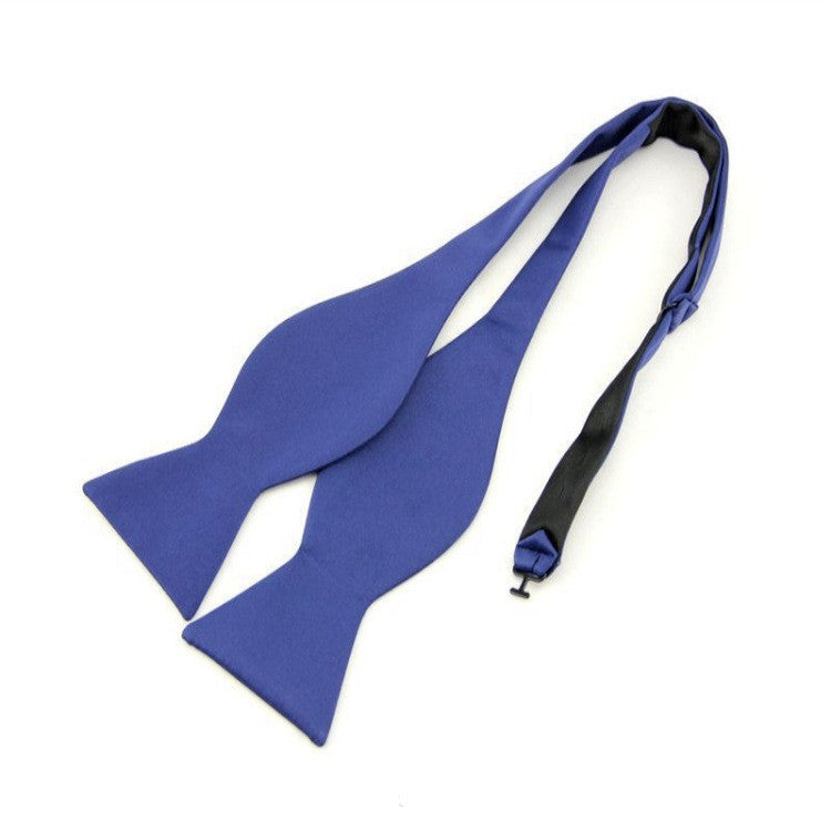 Men&#39;s Wedding Flat Head Tie 5 Cm Monochrome Streamer