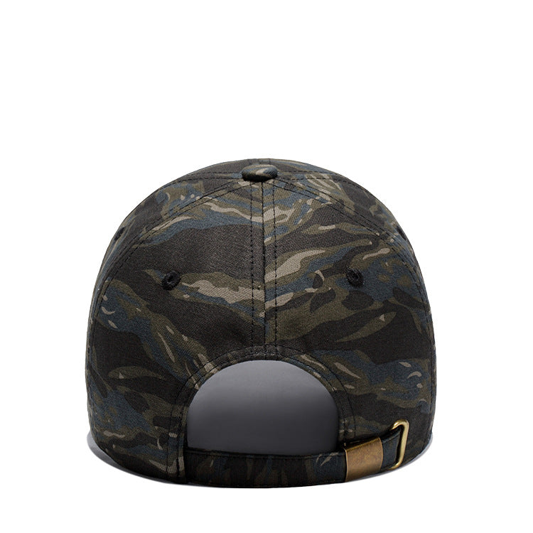 Men&#39;s Monochrome Cotton Camouflage Hat