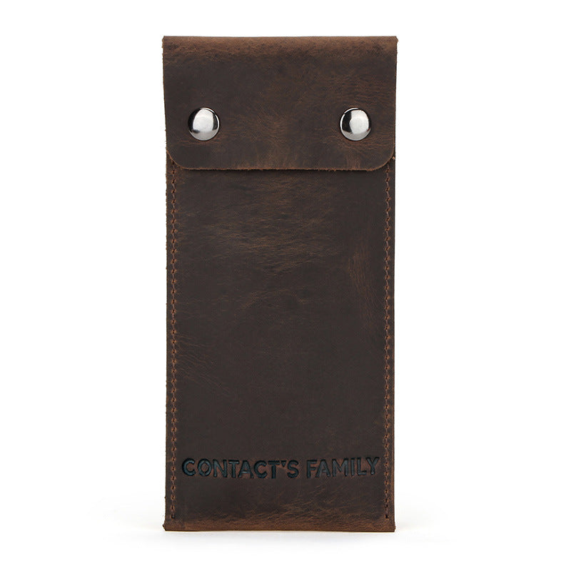 Universal Simple Leather Case Leather Watch Protective Case Suitable