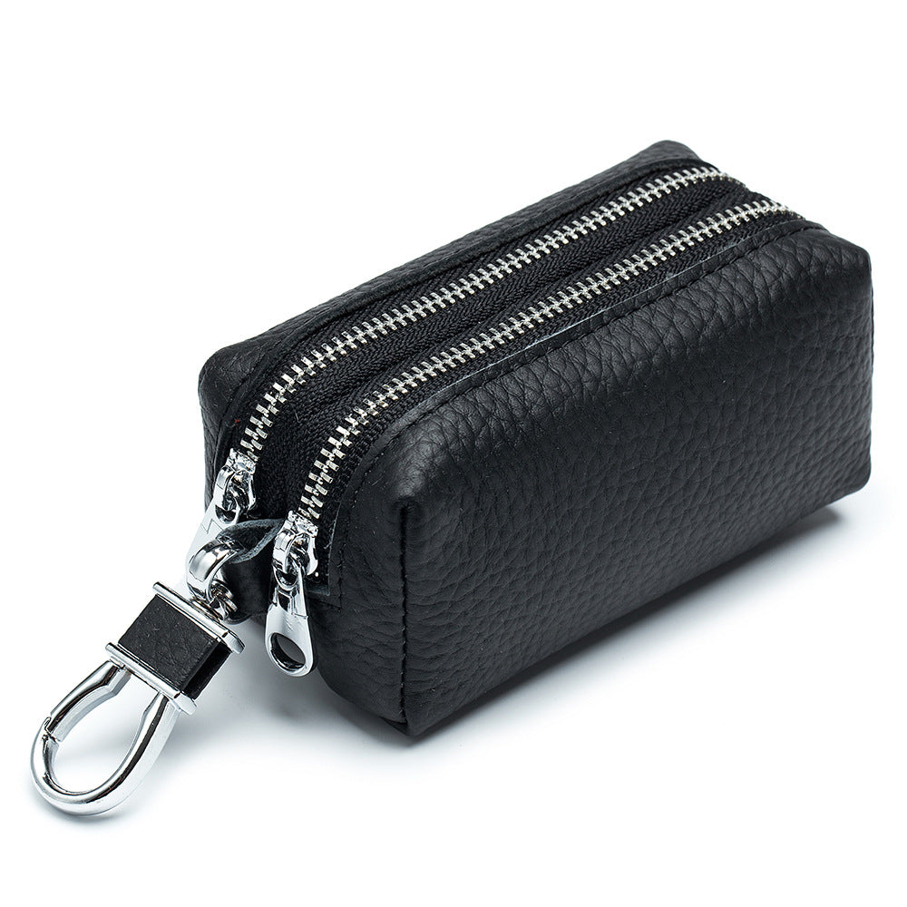 Large Capacity Key Case Double-layer Soft Men&#39;s Multifunctional Coin Purse