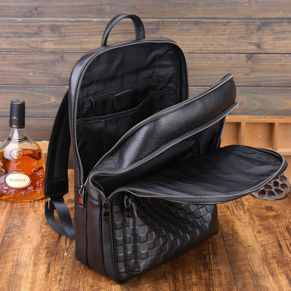 Large Capacity Genuine Leather Fashion High-grade Men&#39;s Bag